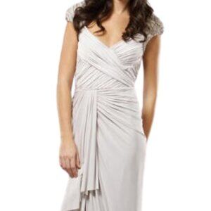 NWT MIGNON 650 Mother of the Bride Dress Antique Ivory Size 12